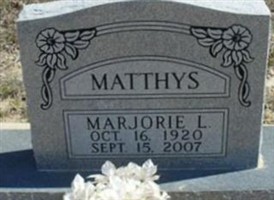 Marjorie L. Matthys Marjorie L. Matthys
