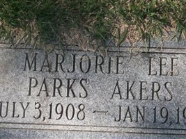 Marjorie Lee Parks Akers Marjorie Lee Parks Akers