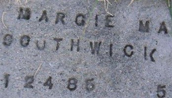 Marjorie Mae "Margie" Southwick Marjorie Mae "Margie" Southwick