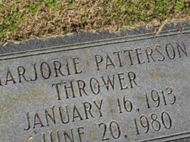 Marjorie Patterson Thrower Marjorie Patterson Thrower