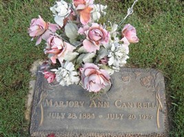 Marjory Ann Cantrell Marjory Ann Cantrell