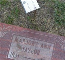 Marjory Ann Taylor Marjory Ann Taylor