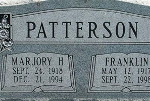 Marjory H. Patterson Marjory H. Patterson