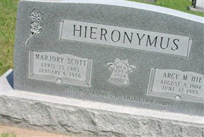 Marjory Scott Hieronymus