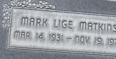 Mark Lige Matkins Mark Lige Matkins