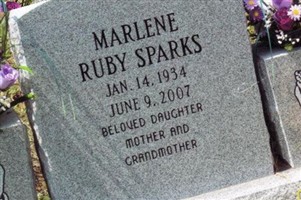 Marlene Ruby Werth Sparks Marlene Ruby Werth Sparks