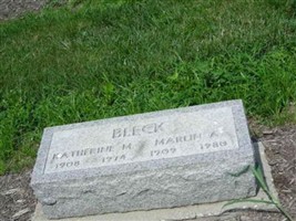 Marlin A. Bleck Marlin A. Bleck