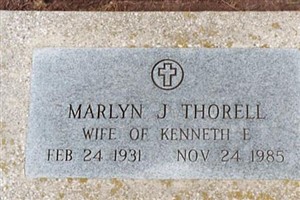 Marlyn June Nelson Thorell Marlyn June Nelson Thorell