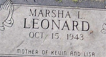 Marsha L. Leonard Marsha L. Leonard