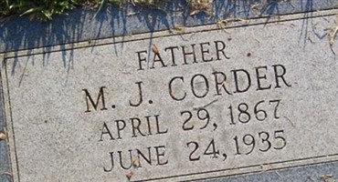 Marshall Jefferson Corder