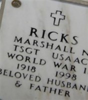 Marshall N Ricks Marshall N Ricks