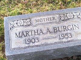Martha A Burgin