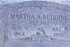 Martha A. File Redding