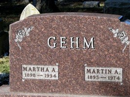 Martha A Gehm Martha A Gehm