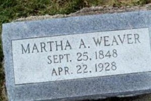 Martha A Weaver