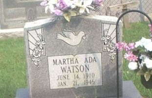 Martha Ada Crawford Watson Martha Ada Crawford Watson