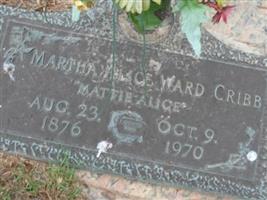Martha Alice Ward Cribb