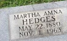 Martha Amna Hedges