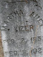 Martha Anet Kizer(Kyzer)
