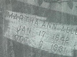 Martha Ann Allen