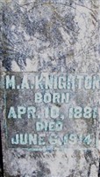 Martha Ann Brown Knighton Martha Ann Brown Knighton