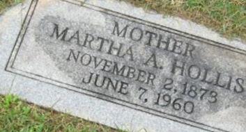 Martha Ann Dove Hollis