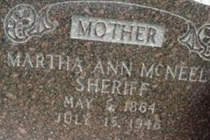 Martha Ann Mcneely Sheriff Martha Ann Mcneely Sheriff