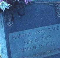 Martha Anne Wade