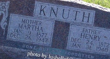 Martha Baasch Knuth Martha Baasch Knuth