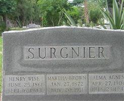 Martha Brown Surgnier