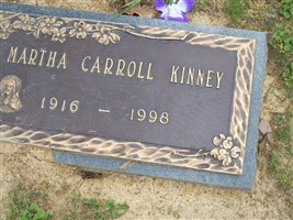 Martha Carroll Kinney Martha Carroll Kinney