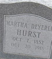Martha Deyerle Hurst Martha Deyerle Hurst