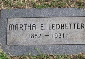 Martha E. Ledbetter Martha E. Ledbetter