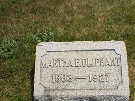 Martha E Oliphant Martha E Oliphant