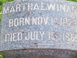 Martha E. Winant Martha E. Winant