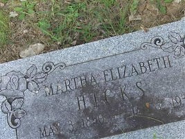 Martha Elizabeth Hicks