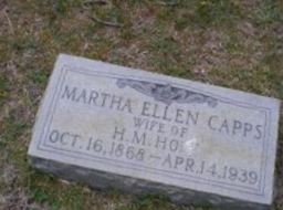 Martha Ellen Capps Holt