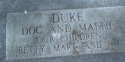 Martha Ellen "Mattie" Reed Duke