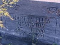 Martha Ellen McNorton Martha Ellen McNorton