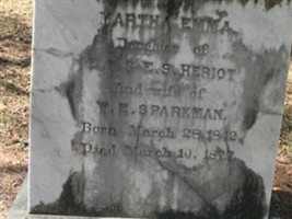 Martha Emma Heriot Sparkman Martha Emma Heriot Sparkman