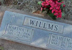 Martha F. Willms Martha F. Willms