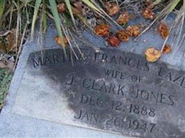 Martha Frances Lazenby Jones