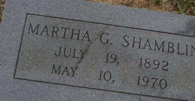Martha G Shamblin