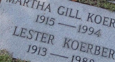 Martha Gill Koerber