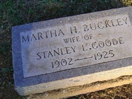 Martha H Buckley Goode