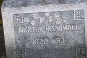 Martha H Snowden