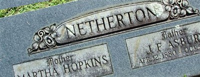 Martha Hopkins Netherton Martha Hopkins Netherton