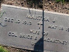 Martha J. Macartney Martha J. Macartney