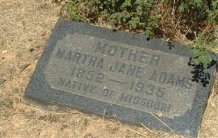 Martha Jane Adams