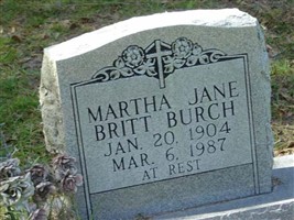 Martha Jane Britt Burch